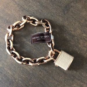 Brand new Henry Bendel New York lock bracelet